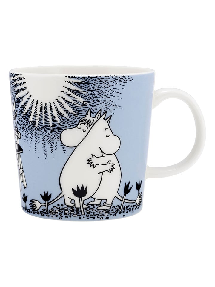 Moomin Kubek "Love" w kolorze błękitnym - 300 ml rozmiar: onesize