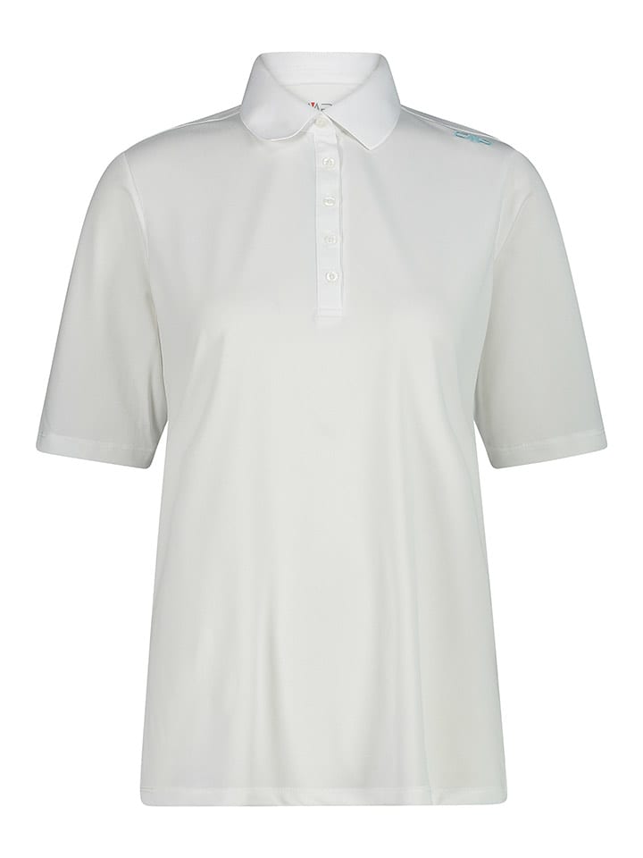 CMP Funkcyjna koszulka polo w kolorze białym rozmiar: 48