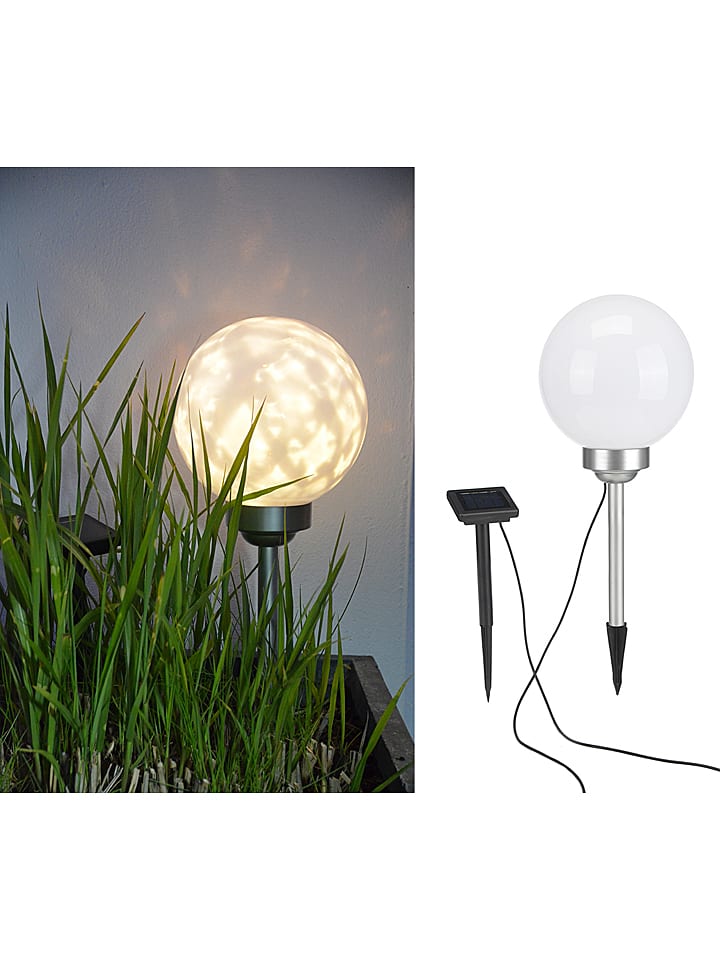Profigarden Solarna lampa ogrodowa LED w kolorze białym na trzonku - wys. 51 cm rozmiar: onesize