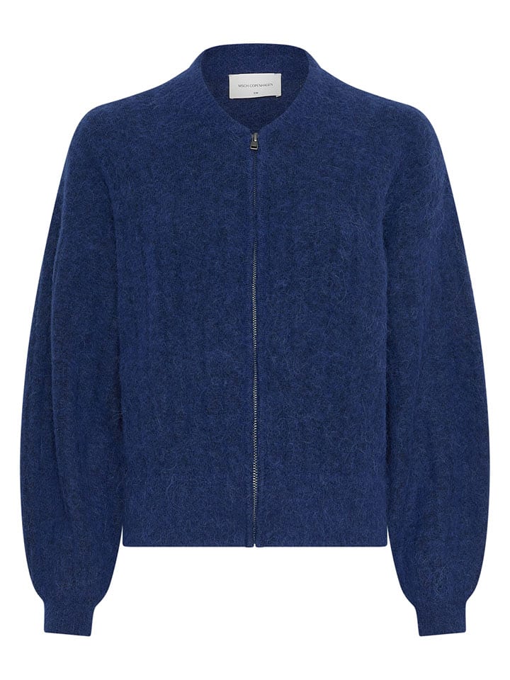 MOSS COPENHAGEN Kardigan "Nenaya" w kolorze niebieskim rozmiar: M/L