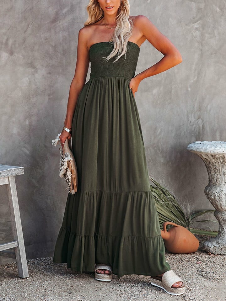 Milan Kiss Sukienka w kolorze khaki rozmiar: M