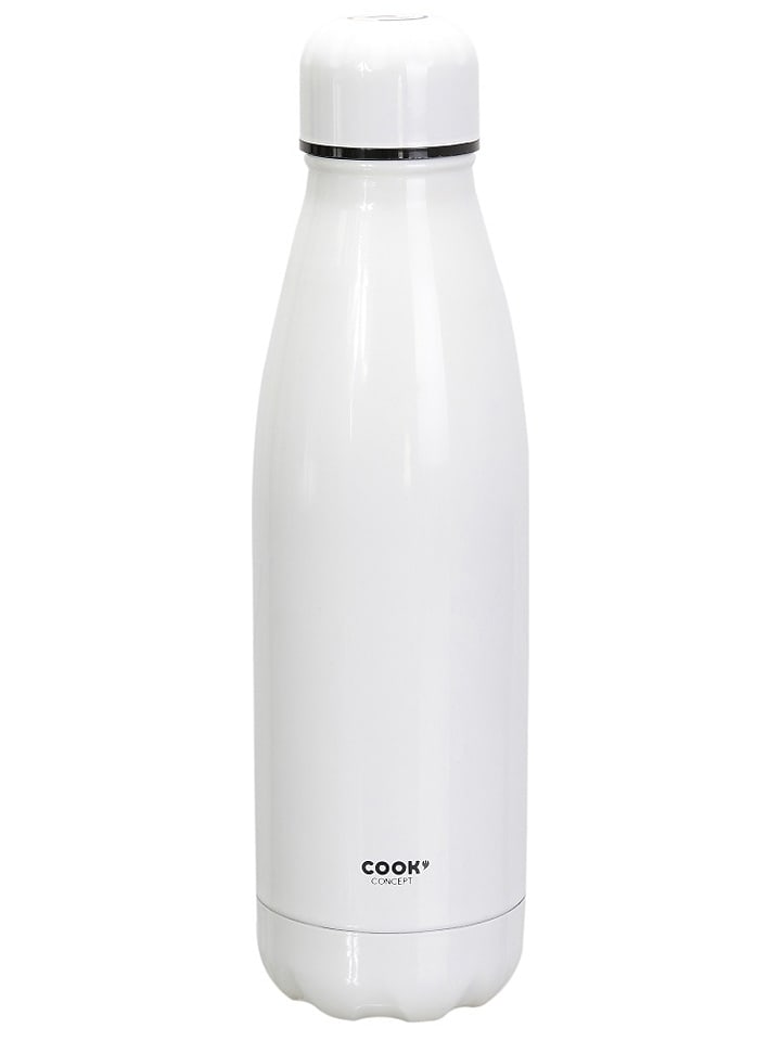 COOK CONCEPT Butelka termiczna w kolorze białym - 500 ml rozmiar: onesize