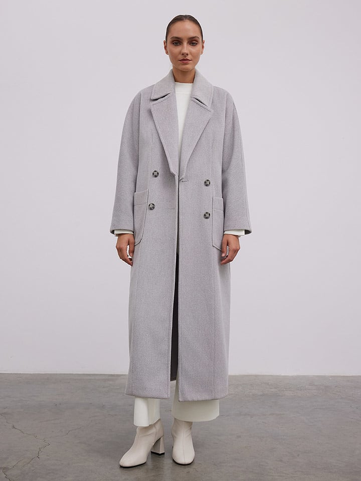 BGN Płaszcz przejściowy w kolorze szarym rozmiar: 36