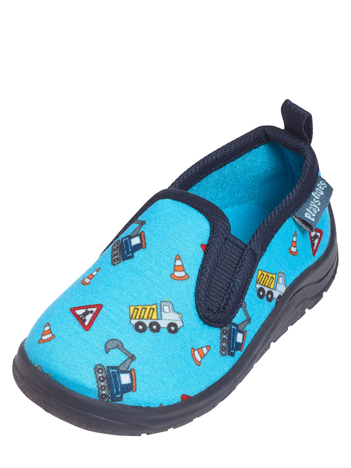 Playshoes Kapcie w kolorze błękitnym rozmiar: 28/29