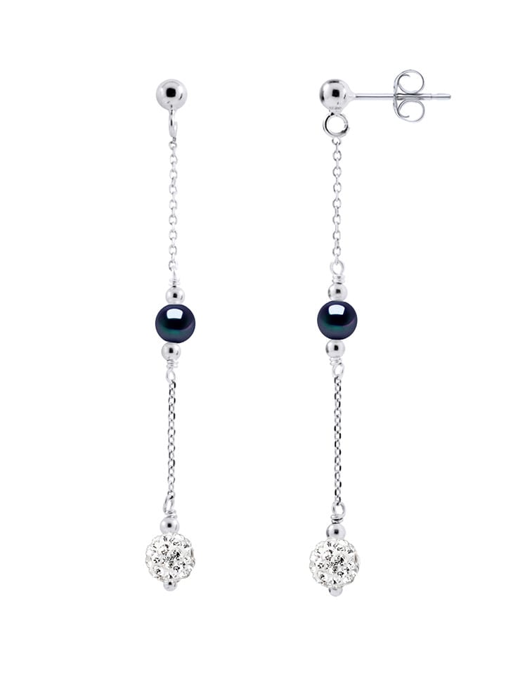 Mitzuko Srebrne kolczyki-wkrętki z perłami rozmiar: onesize