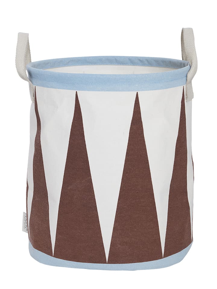 OYOY living design Kosz "Christmas" w kolorze biało-brązowym rozmiar: onesize