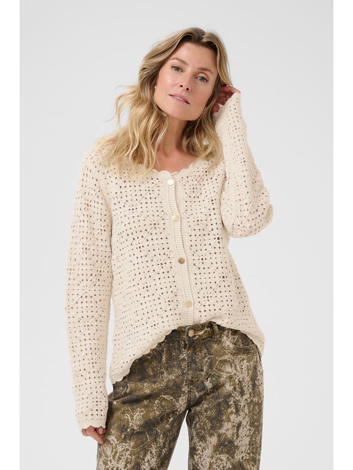 Cream Kardigan w kolorze beżowym rozmiar: M/L