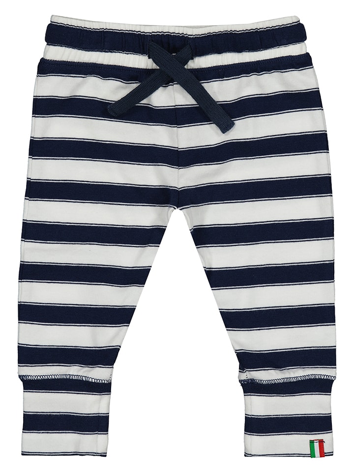 Vingino Spodnie dresowe "Samma" w kolorze granatowo-białym rozmiar: 56