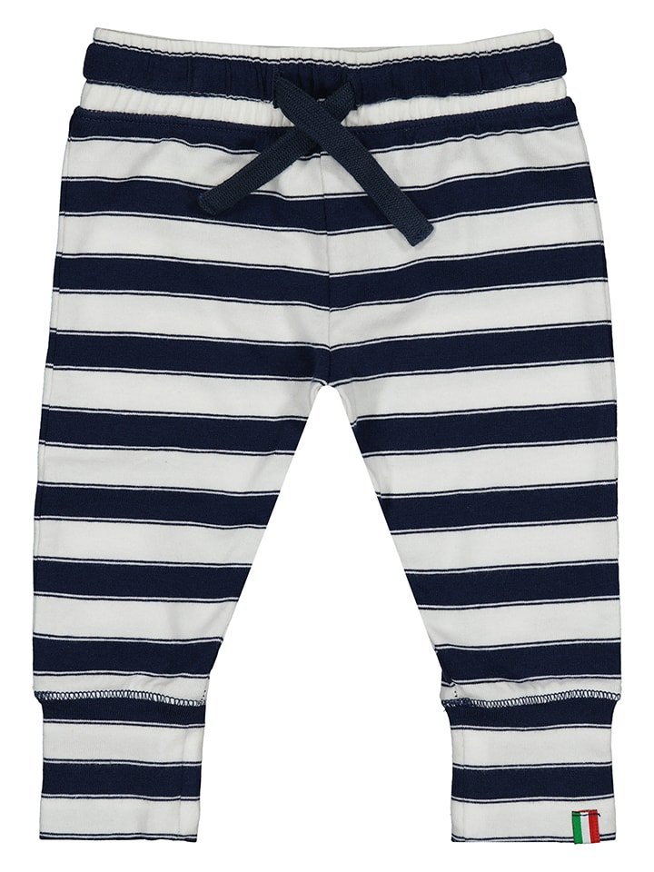 Vingino Spodnie dresowe "Samma" w kolorze granatowo-białym rozmiar: 56