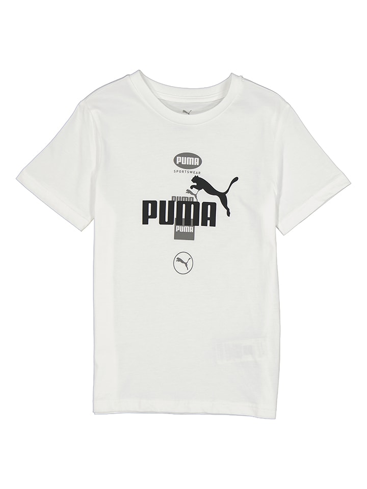 Puma Koszulka "Power" w kolorze białym rozmiar: 116