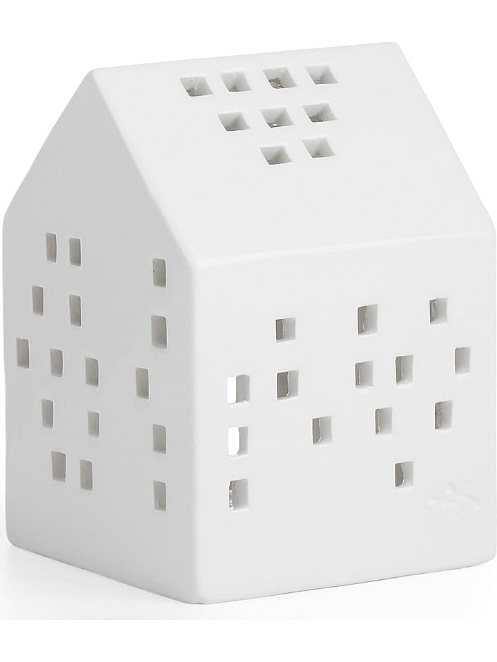 Kähler Świecznik "Urbania Classic" w kolorze białym - 9 x 9,5 x 7 cm rozmiar: onesize