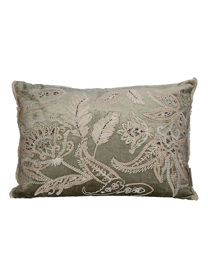 Kersten Poduszka "Leafs" w kolorze beżowym - 40 x 60 cm rozmiar: onesize