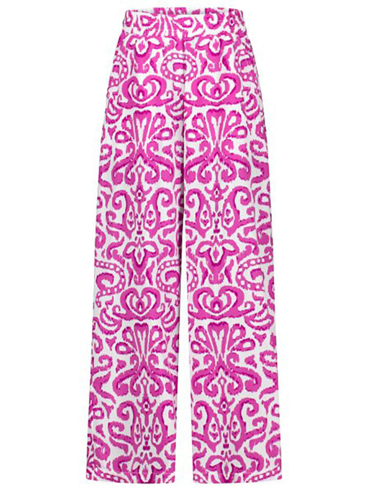 Salt and Pepper Spodnie w kolorze różowo-białym rozmiar: 158