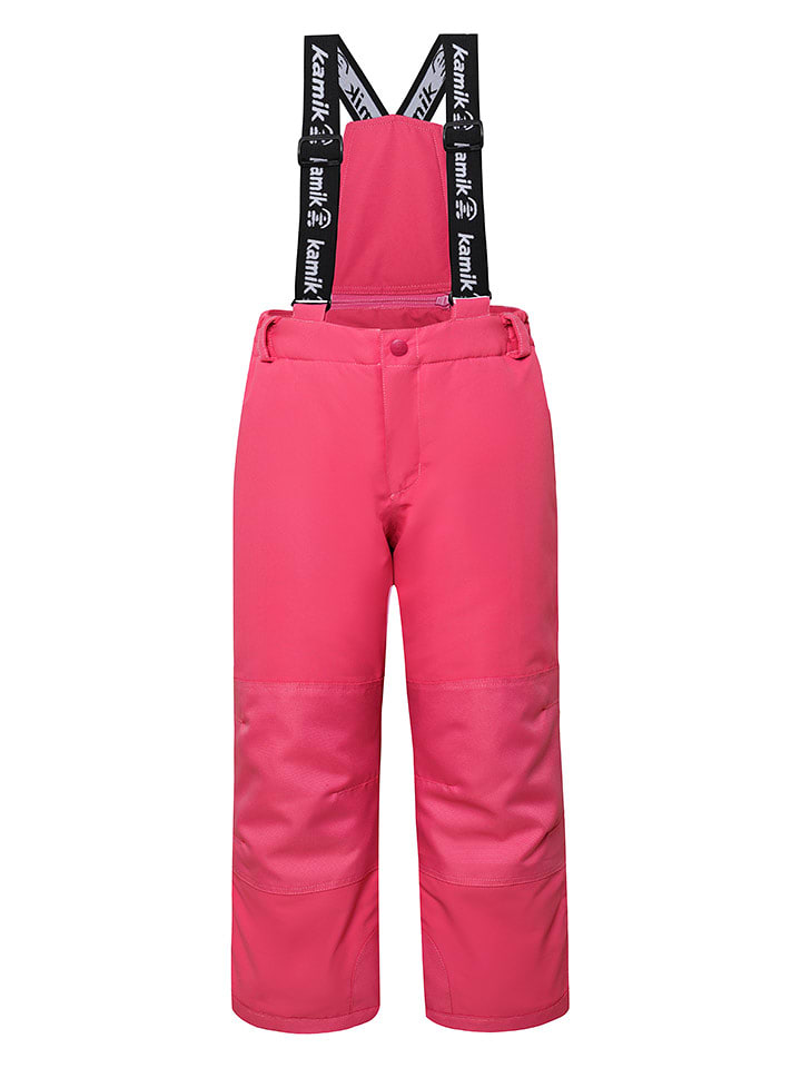 Kamik Spodnie narciarskie "Regan" w kolorze jasnoróżowym rozmiar: 164