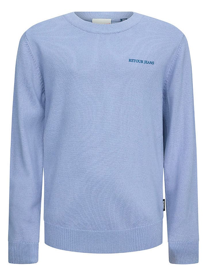 Retour Sweter "Fonzo" w kolorze błękitnym rozmiar: 122/128