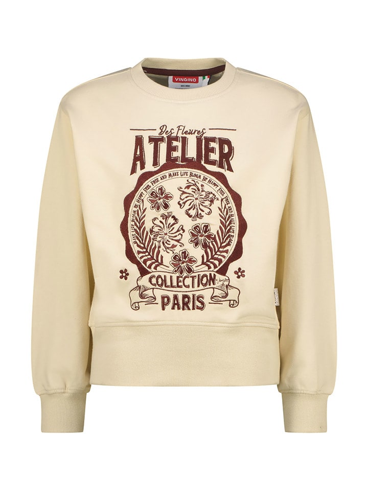 Vingino Bluza w kolorze beżowym rozmiar: 140