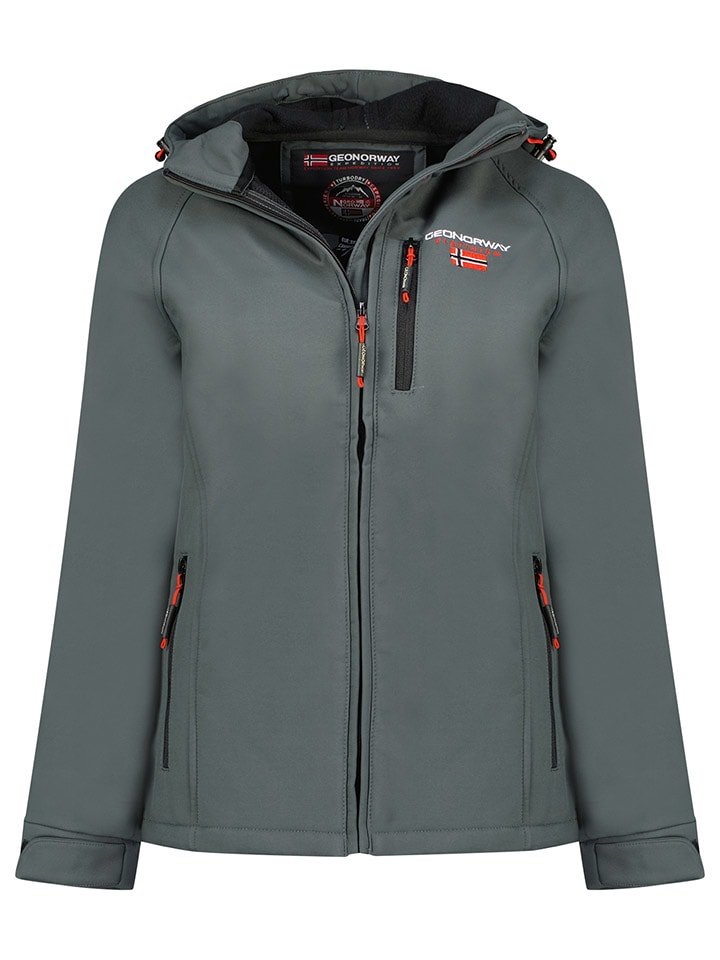Geographical Norway Kurtka softshellowa "Tacer" w kolorze antracytowym rozmiar: S