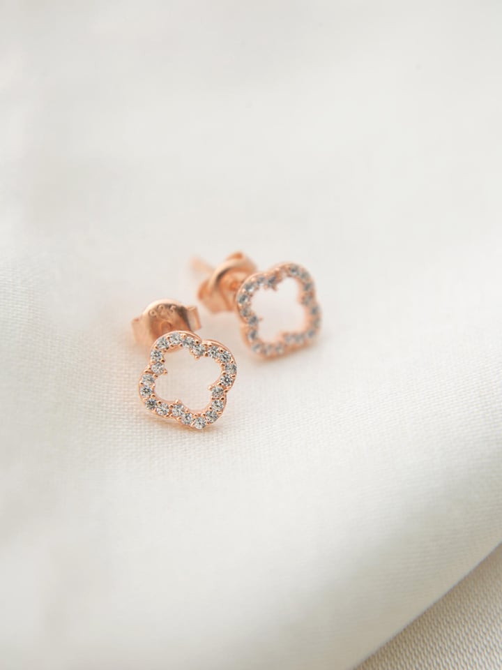 Lodie Silver Srebrne kolczyki-wkrętki z cyrkoniami rozmiar: onesize