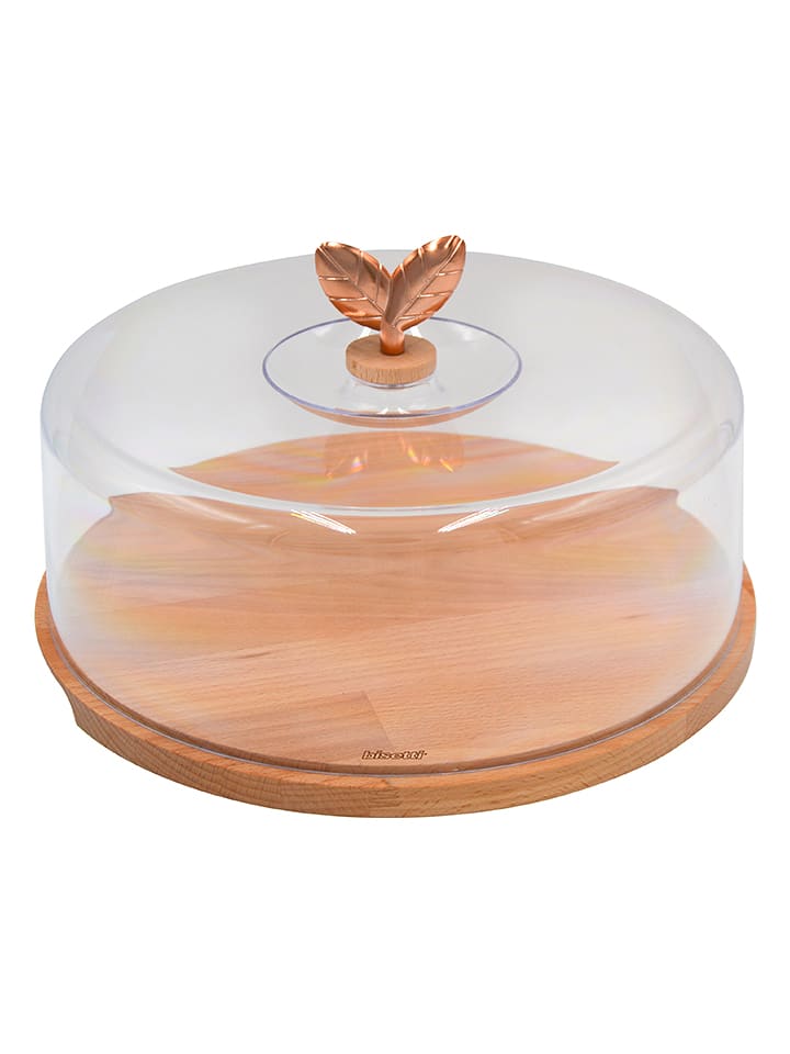 Bisetti Taca w kolorze jasnobrązowym na ciasto - wys. 22 x Ø 31 cm rozmiar: onesize