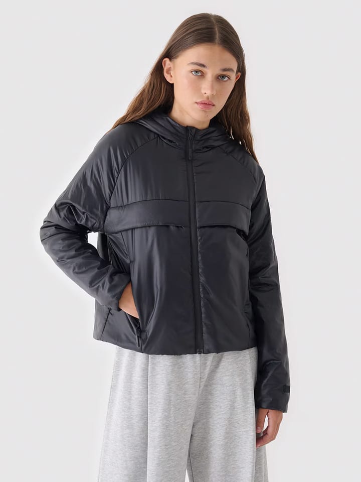 4F Kurtka puchowa w kolorze czarnym rozmiar: S