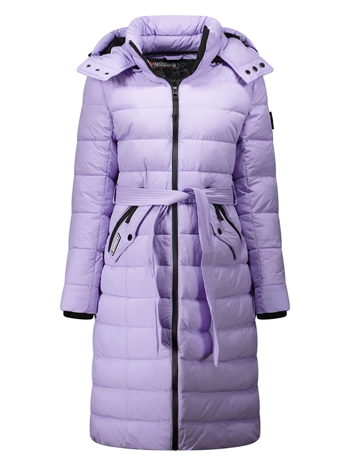 Geographical Norway Płaszcz pikowany "Cabima" w kolorze fioletowym rozmiar: M