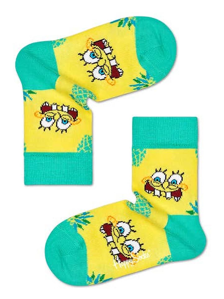 Happy Socks Skarpety w kolorze żółto-zielonym rozmiar: 22-24