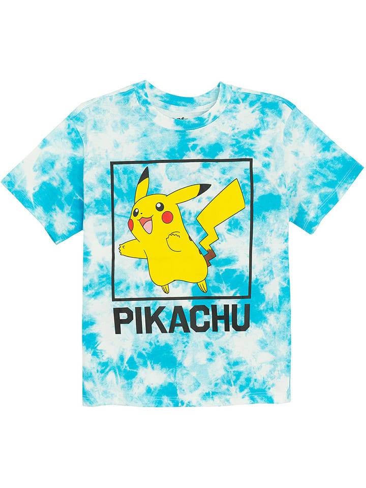 COOL CLUB Koszulka w kolorze biało-turkusowym rozmiar: 140