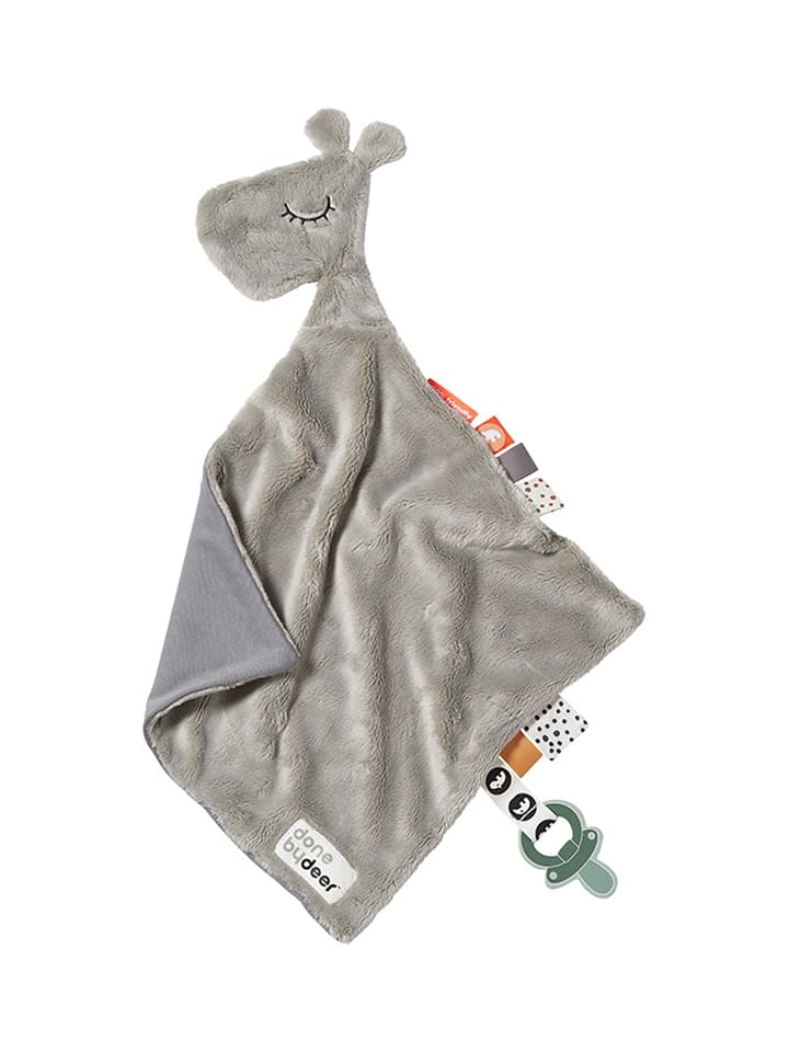 done by deer Chusta-przytulanka "Raffi" w kolorze szarym - 30 x 30 cm rozmiar: onesize