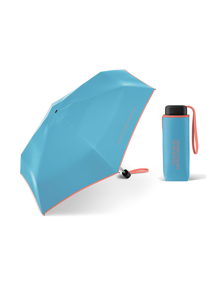 Benetton Parasol w kolorze turkusowym - Ø 87 cm rozmiar: onesize