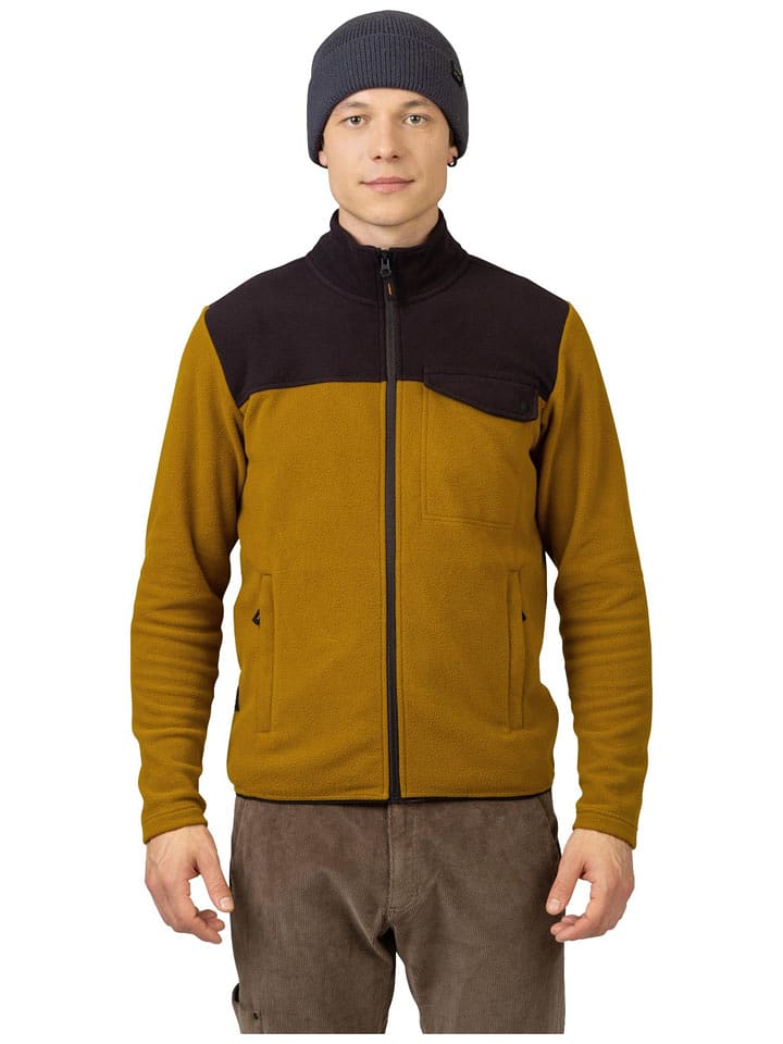 Hannah Kurtka polarowa "Bert" w kolorze jasnobrązowo-antracytowym rozmiar: M