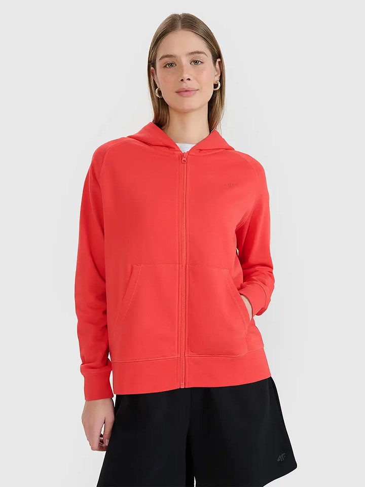 4F Bluza w kolorze czerwonym rozmiar: L