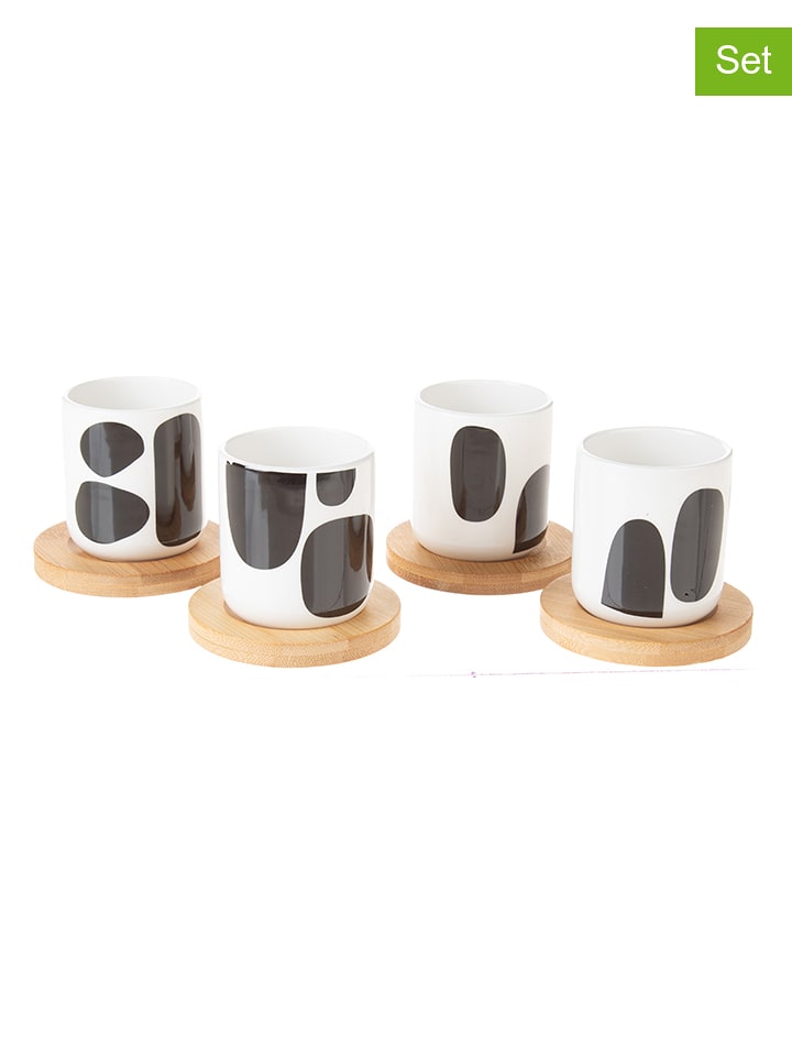 Deco Lorrie 4-częściowy zestaw w kolorze biało-czarnym rozmiar: onesize