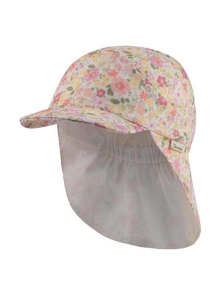 Sterntaler Czapka ze wzorem z osłoną karku rozmiar: 53 cm