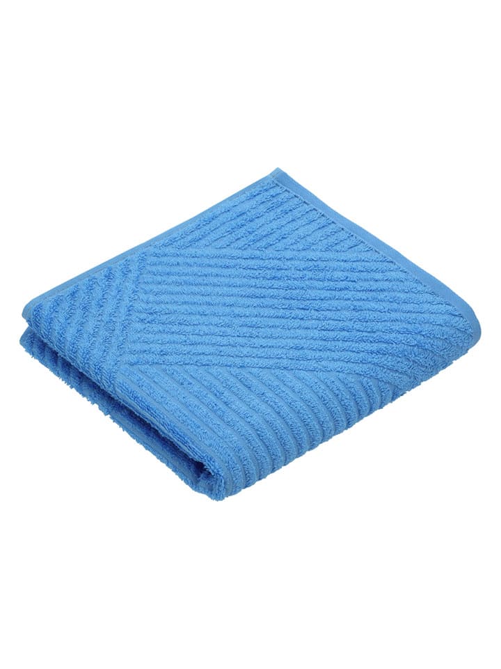 Vossen Ręcznik "Nuria" w kolorze niebieskim do rąk rozmiar: 50x100 cm