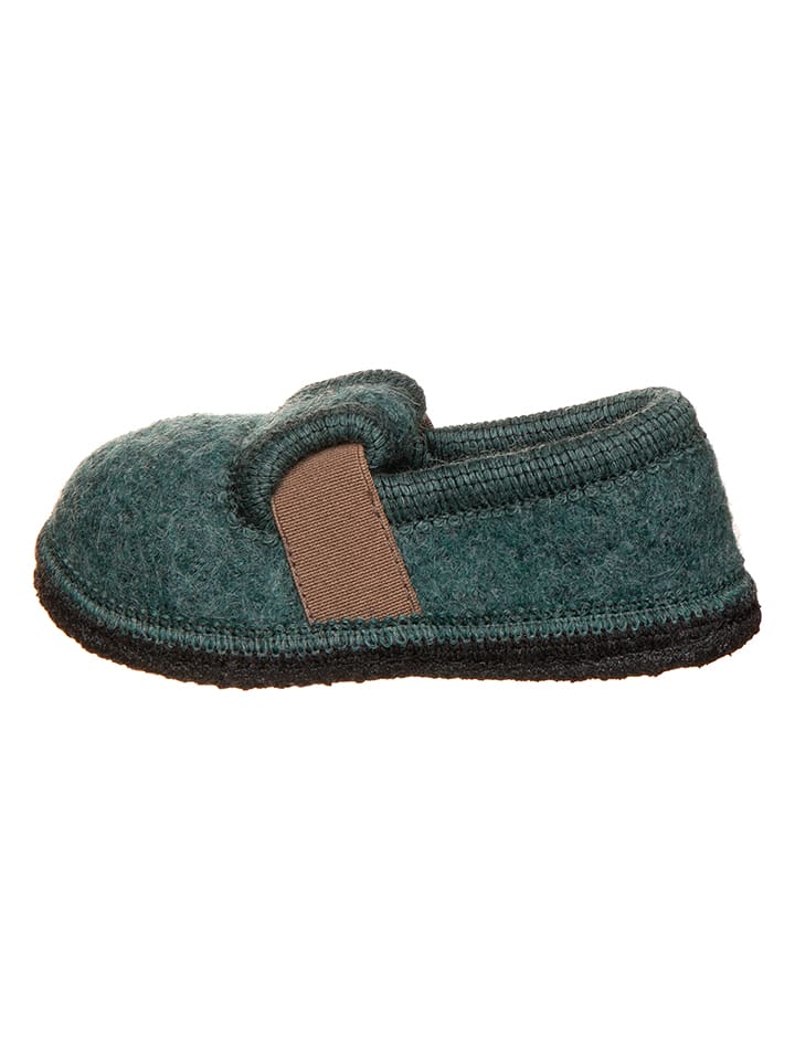 lamino Kapcie w kolorze ciemnozielono-jasnobrązowym rozmiar: 30