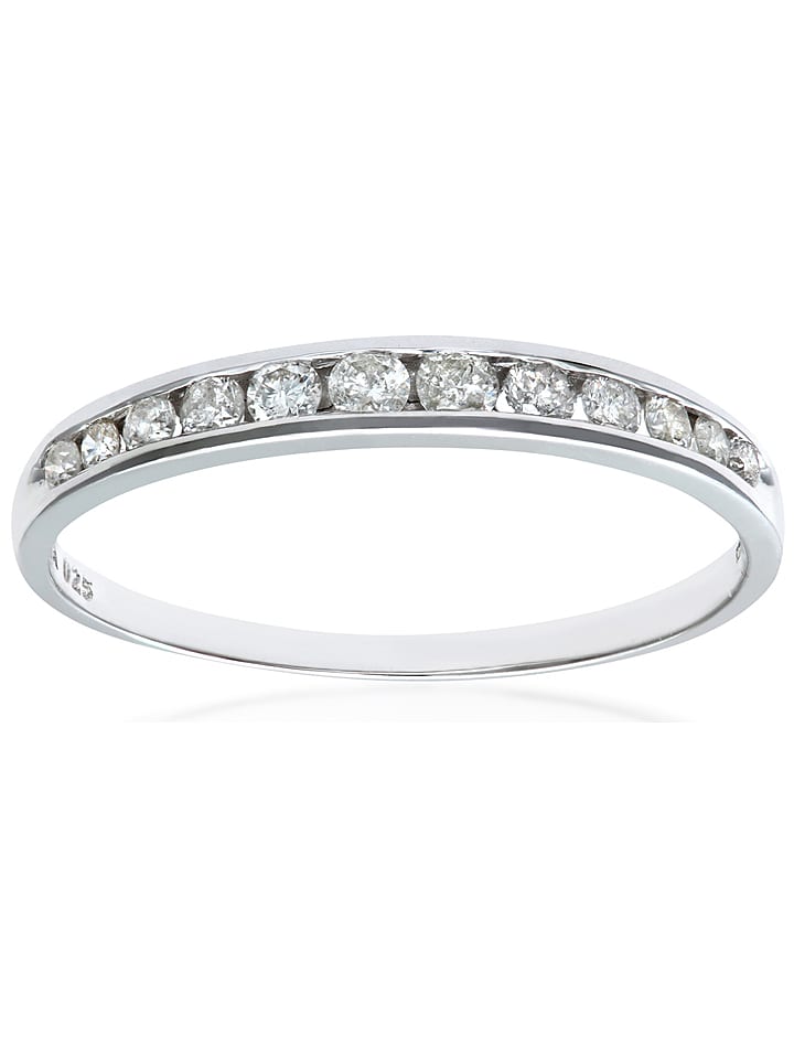 Revoni Złoty pierścionek z diamentami rozmiar: 59