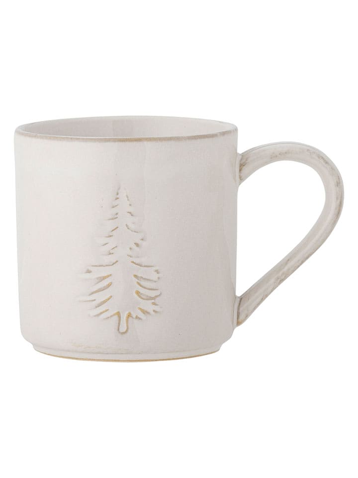 Bloomingville Kubek "Winter Cup" w kolorze białym - 300 ml rozmiar: onesize