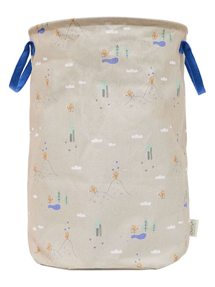 OYOY mini Koszyk "Foxy" w kolorze beżowym - wys. 54 x Ø 38 cm rozmiar: onesize