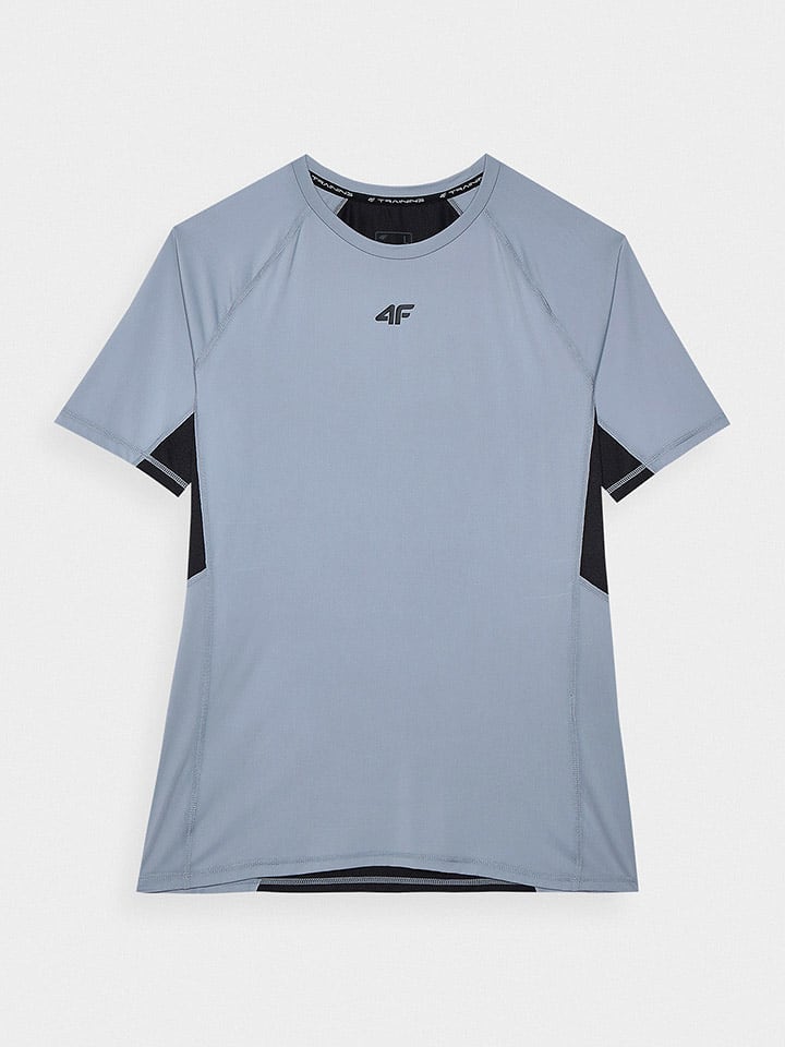 4F Koszulka sportowa w kolorze szarym rozmiar: M