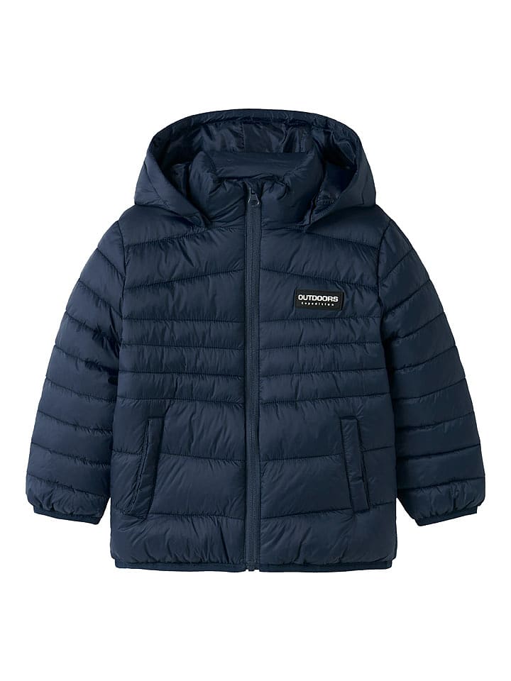 name it Kurtka pikowana "Marble" w kolorze granatowym rozmiar: 110