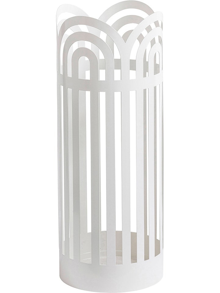 heine home Stojak w kolorze białym na parasole - wys. 49 x Ø 19 cm rozmiar: onesize