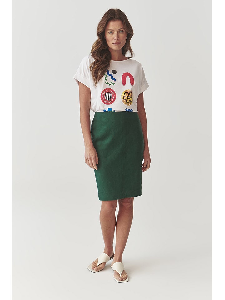 TATUUM Spódnica w kolorze ciemnozielonym rozmiar: 42