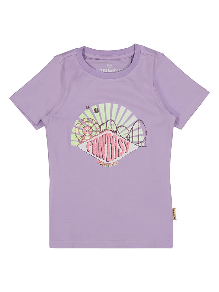 Vingino Koszulka "Heja" w kolorze fioletowym rozmiar: 110