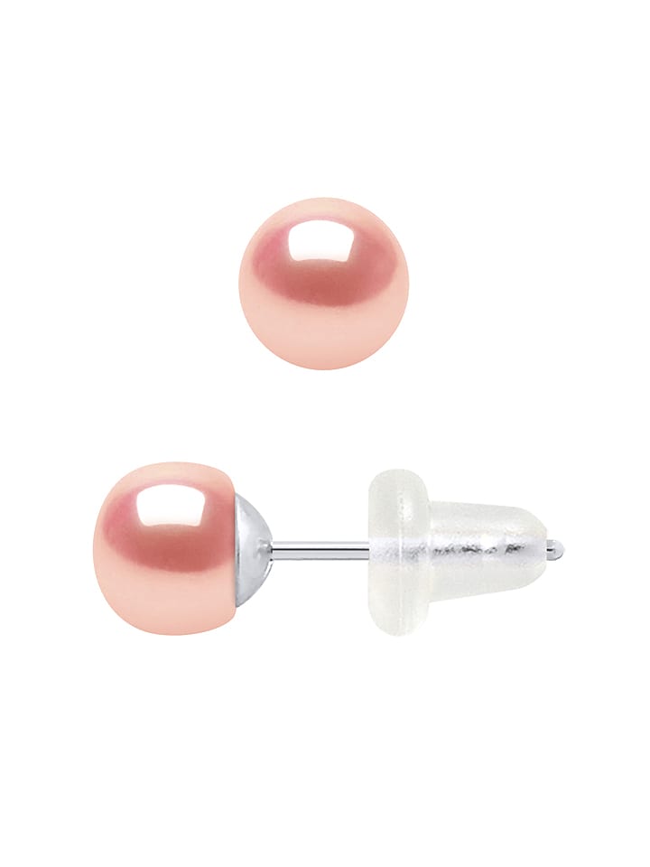 Mitzuko Złote kolczyki-wkrętki z perłami rozmiar: onesize