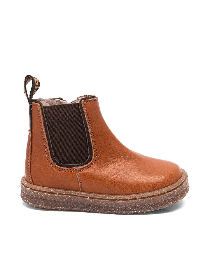 bisgaard Skórzane buty "Phillip" w kolorze jasnobrązowo do nauki chodzenia rozmiar: 23
