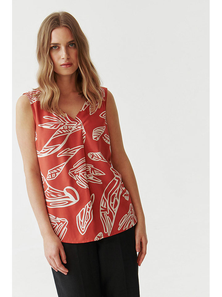 TATUUM Bluzka w kolorze czerwono-białym rozmiar: 40