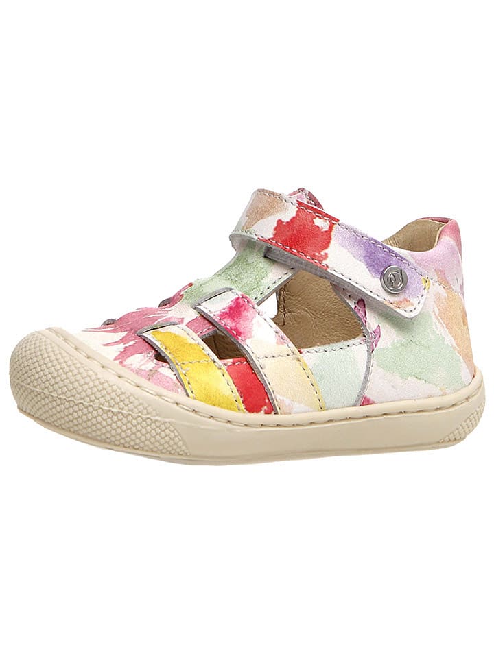 Naturino Skórzane półsandały "Bede" ze wzorem rozmiar: 20