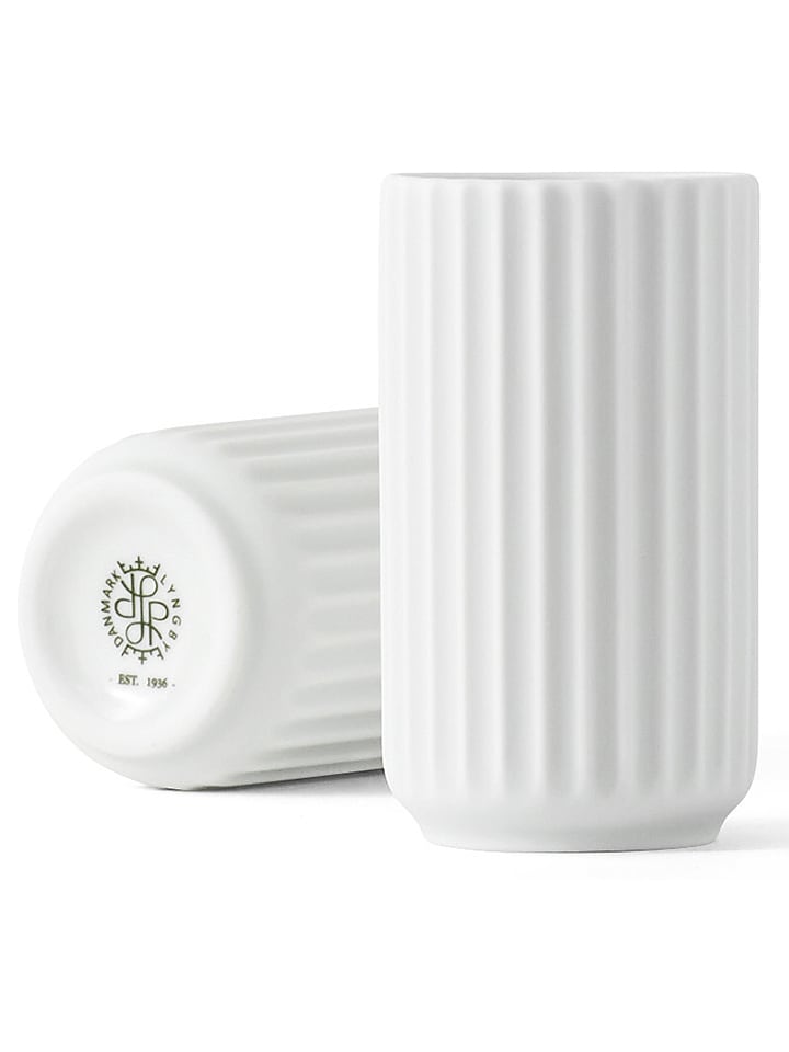 LYNGBY Wazon w kolorze białym - wys. 8,5 cm rozmiar: onesize