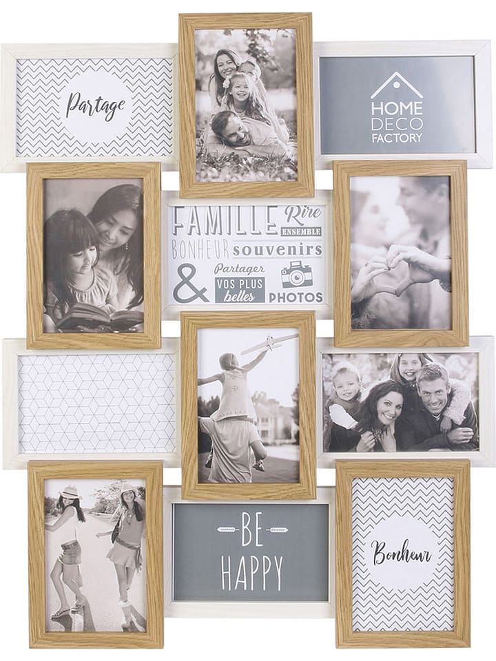 THE HOME DECO FACTORY Ramka w kolorze jasnobrązowym na zdjęcia - 58 x 44 cm rozmiar: onesize