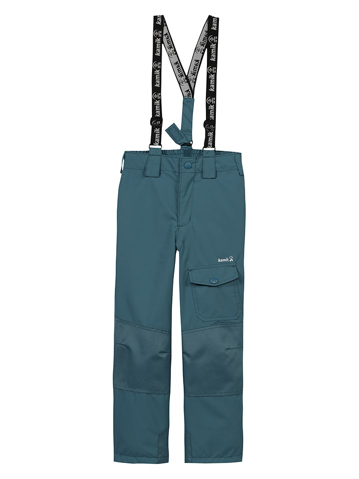 Kamik Spodnie funkcyjne "Blaze" w kolorze morskim rozmiar: 164